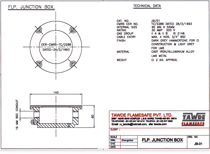 FLP / WP Junction Box 