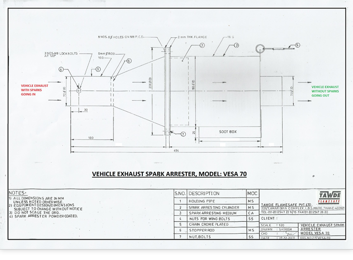 Spark Arresters for Vehicle Exhaust